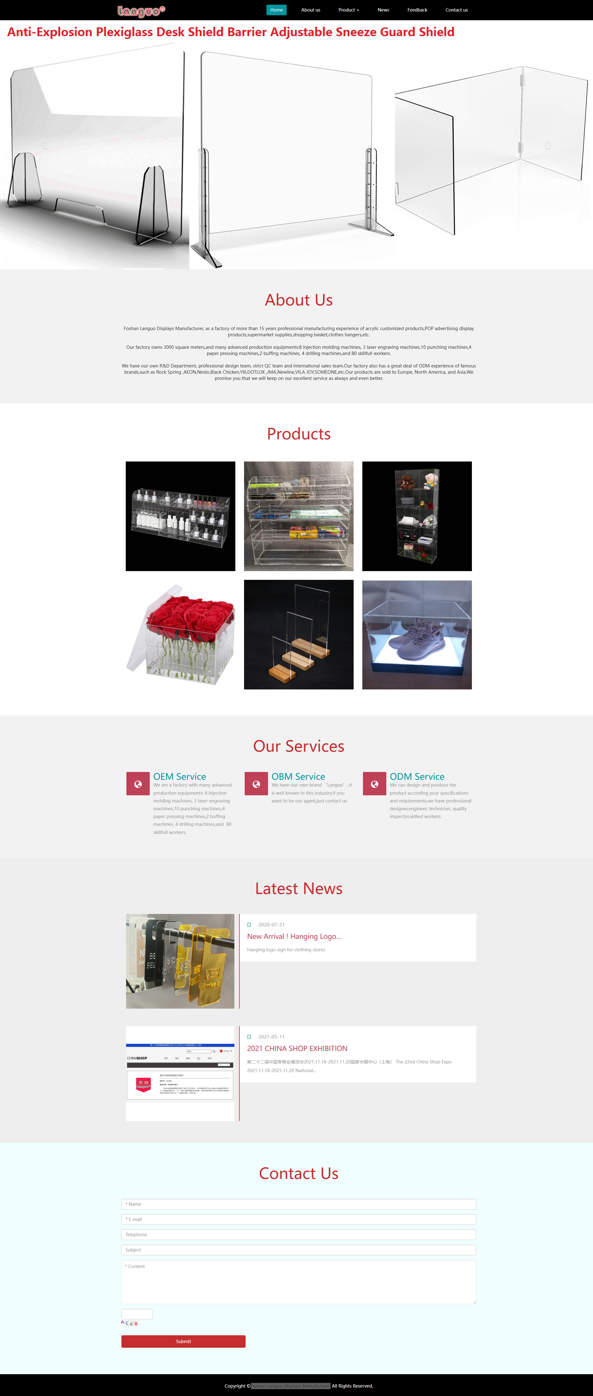 Foshan Languo Displays Manufacturer