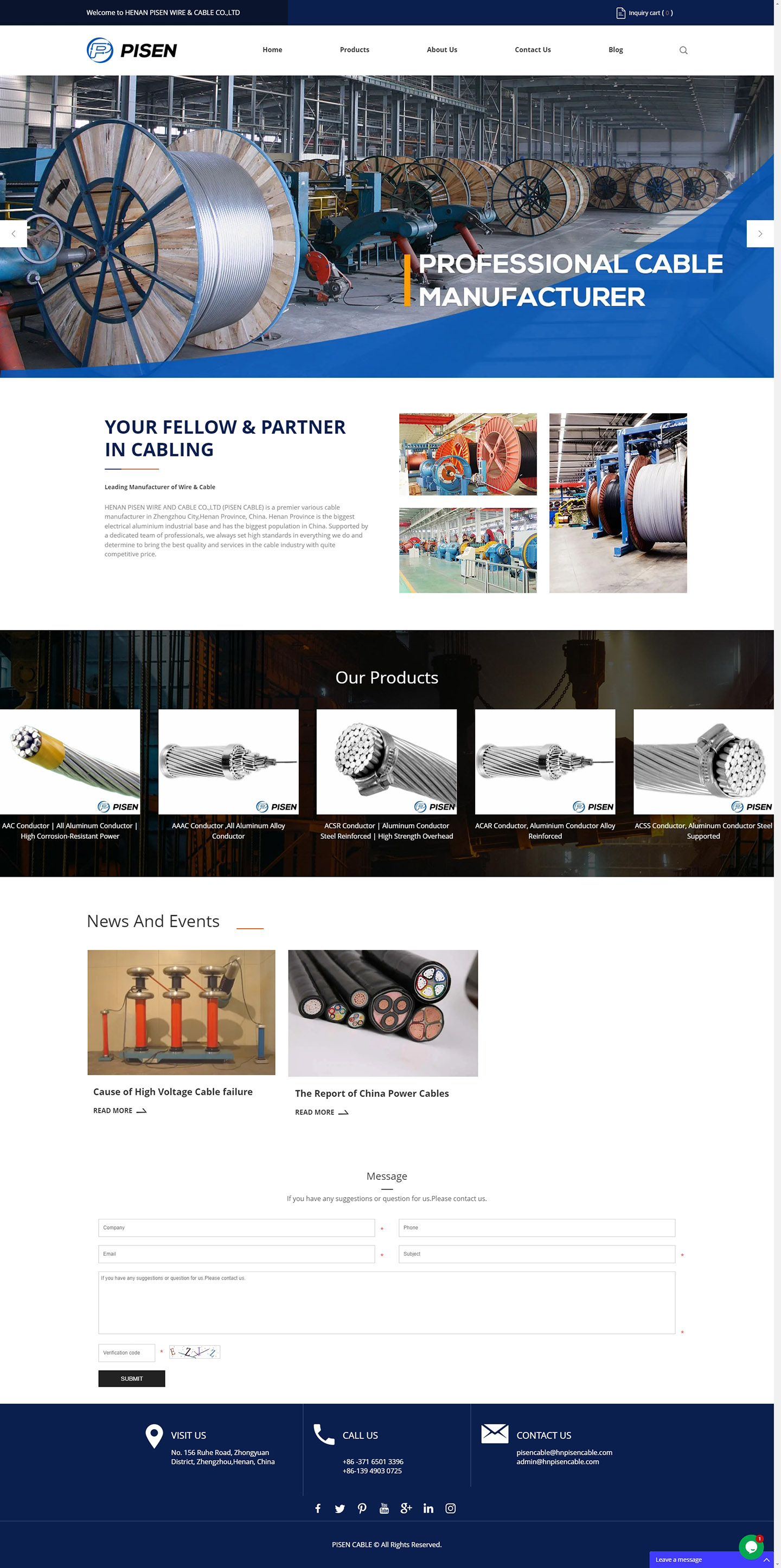 HENAN PISEN WIRE & CABLE CO.,LTD